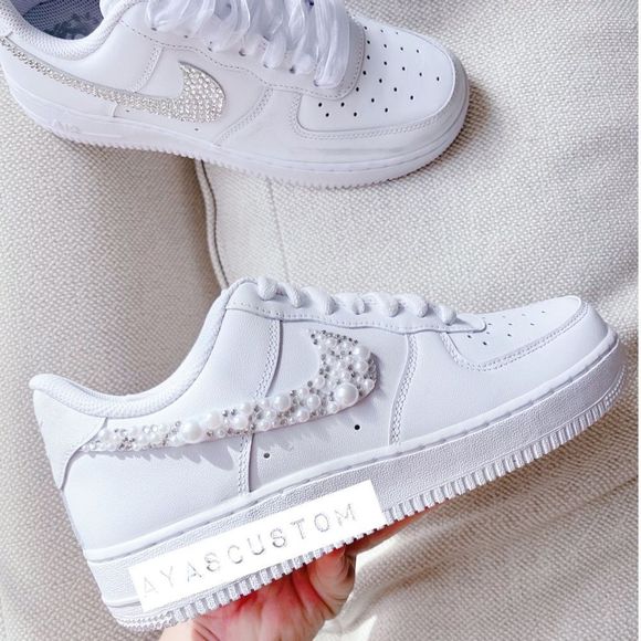 Nike Shoes - Wedding custom sneakers - air force 1